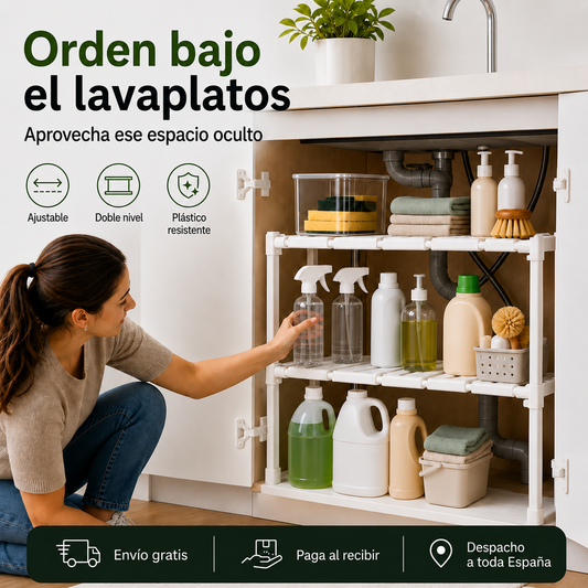Transforma el espacio oculto de tu cocina en orden inteligente y funcional